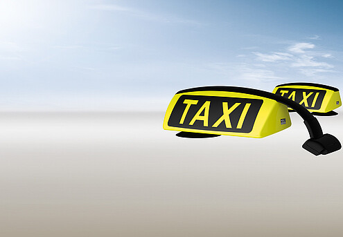 HALE Taxi-Dachzeichen